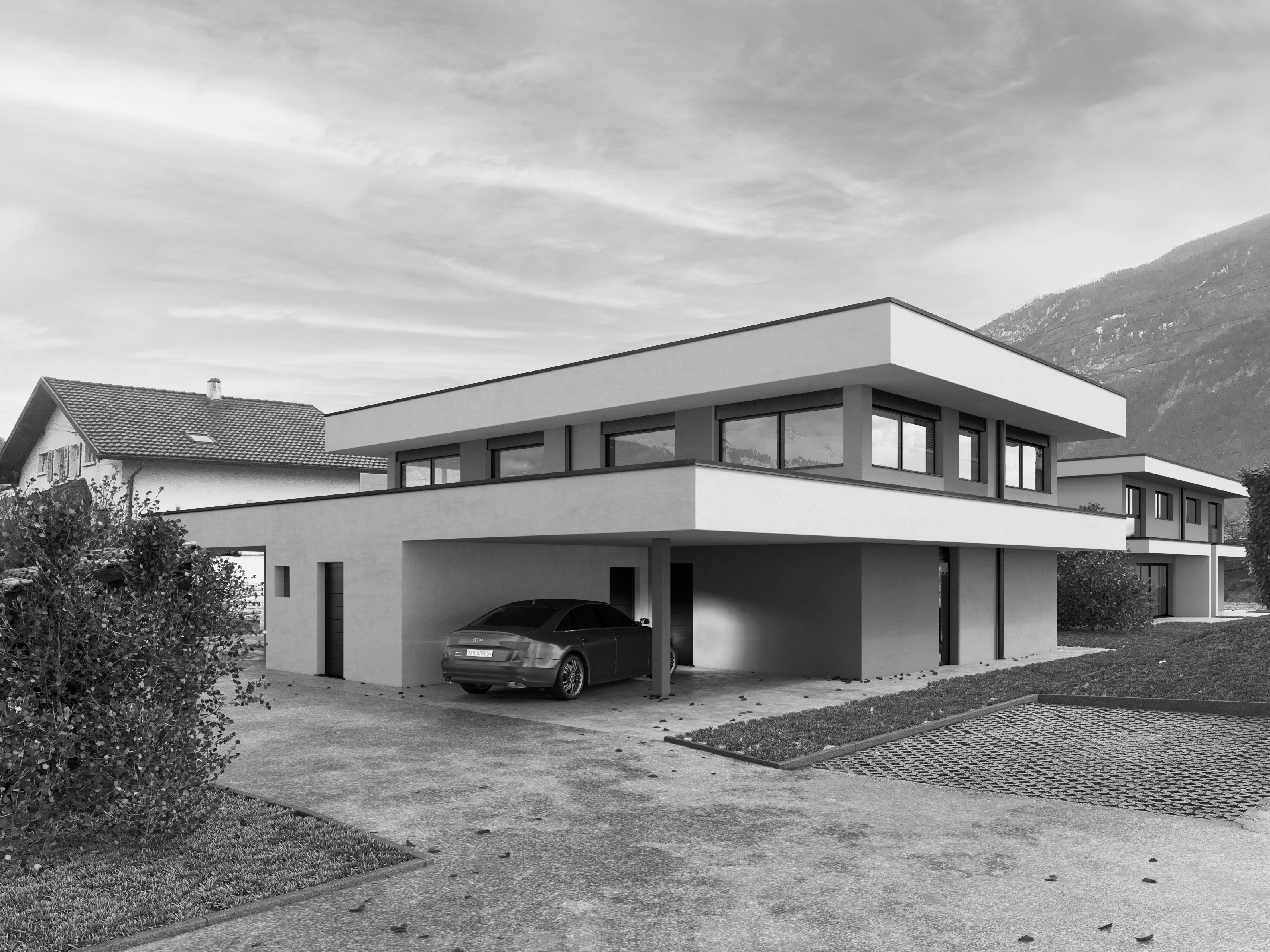 Semi-detached villas (2+2 villas)