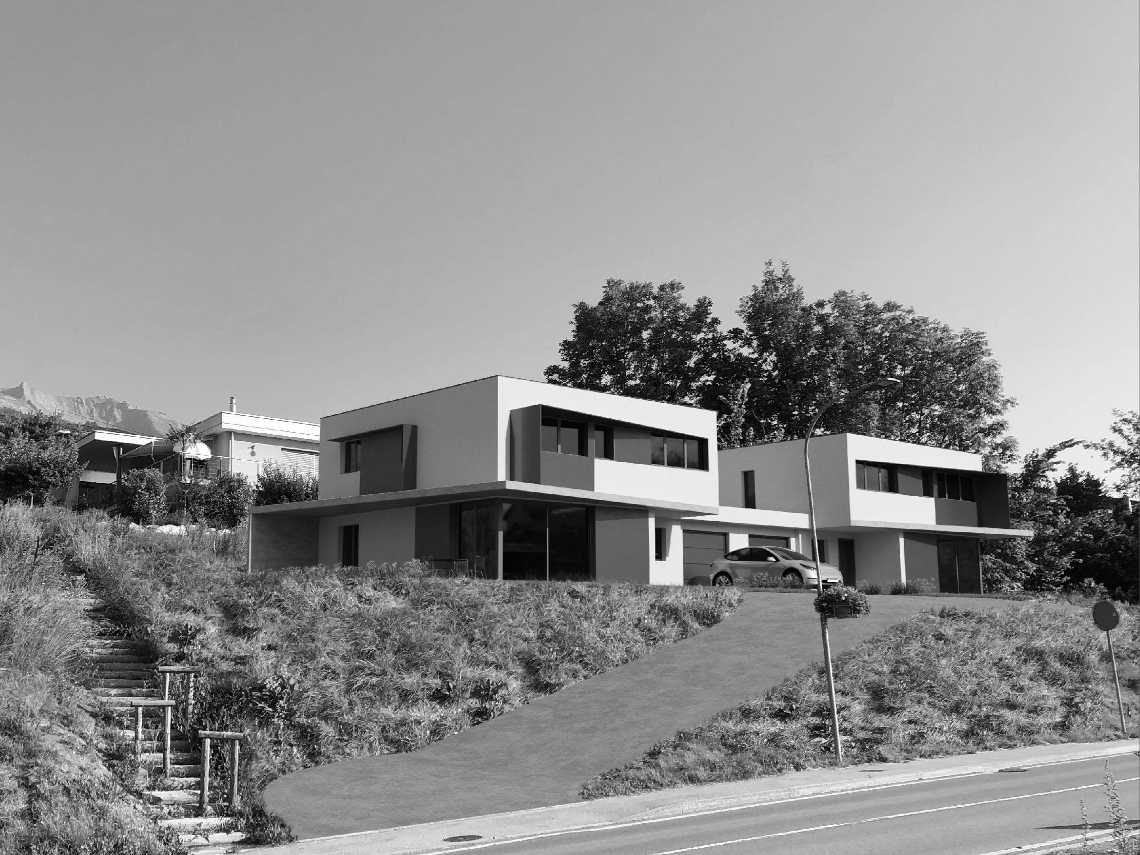 Semi-detached villas (2 villas)