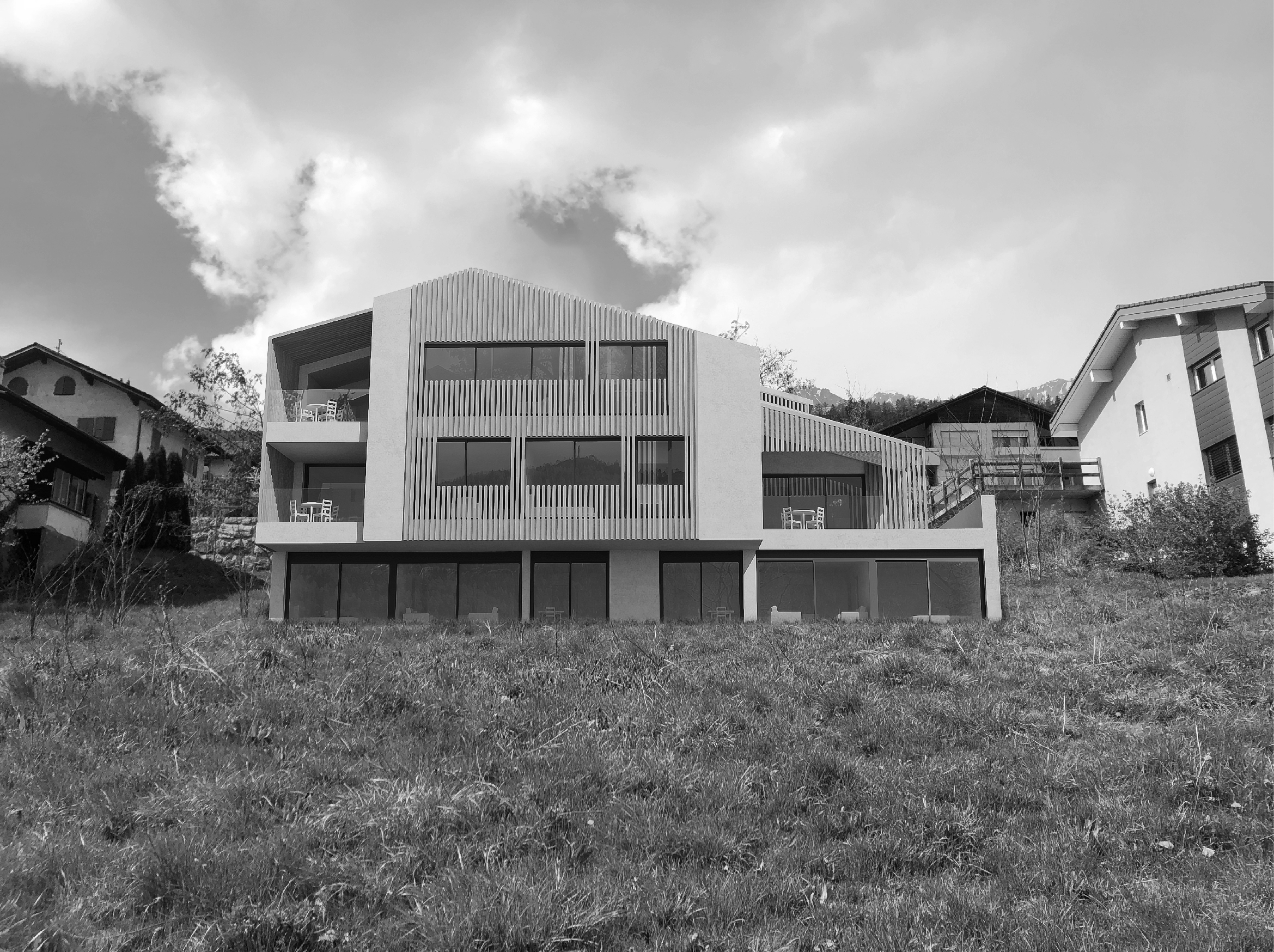 5 apartment building