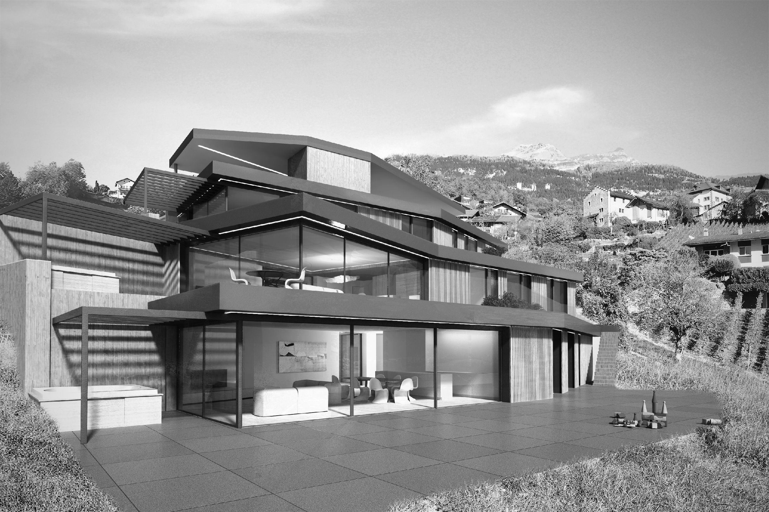 Fontanay building (3 apartments)